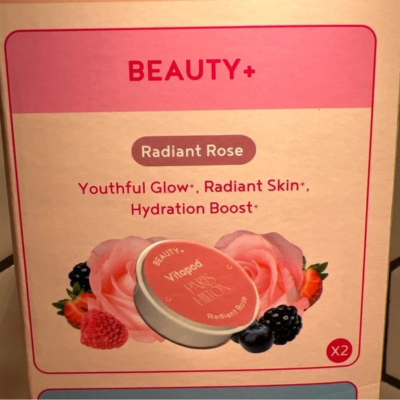 Vitapod x Paris Hilton Vitamin Drink Mix Starter‎ Pack 1 Bottle 6 Pods Wellness - Picture 7 of 15